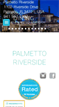 Mobile Screenshot of palmettoriverside.com